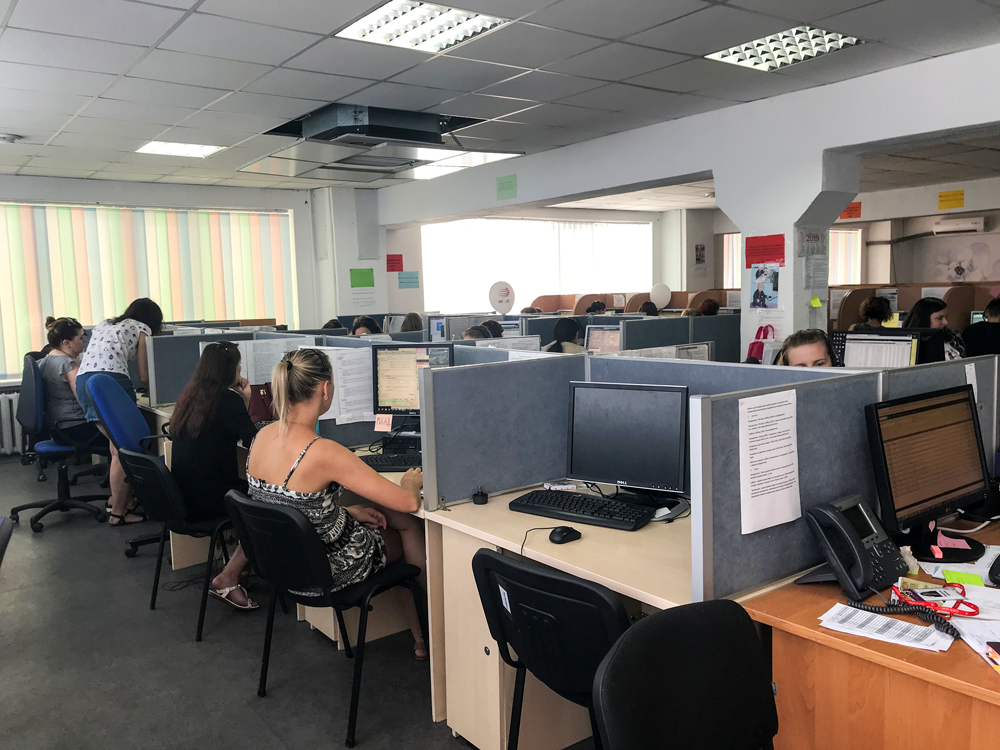 Одна з робочих зон офісу