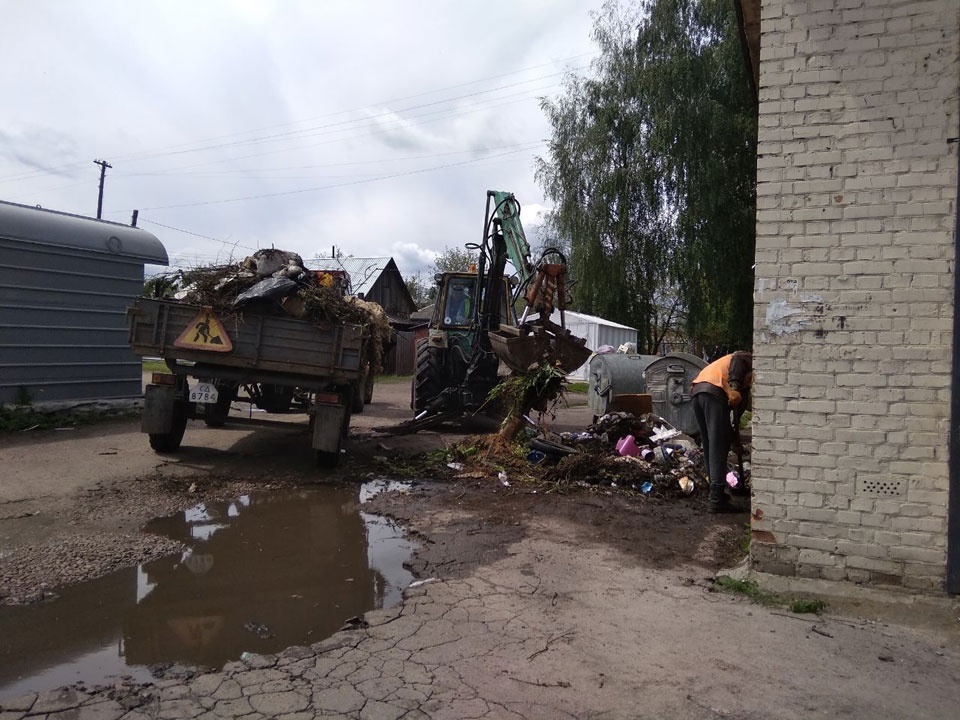 Сміття прибрали, але залишили гілки дерев