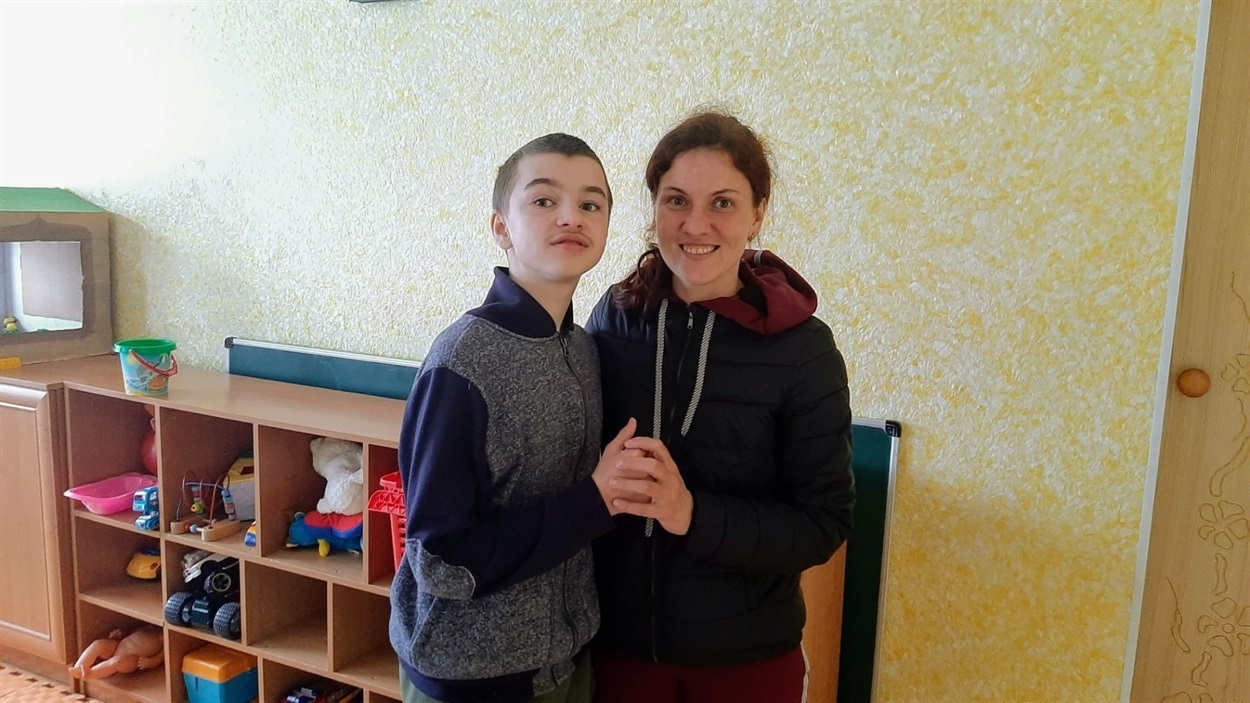 Вікторія з сином