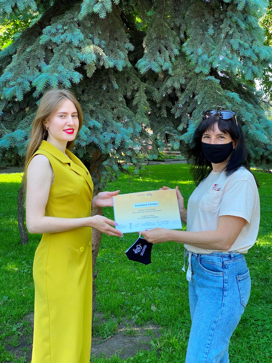Переможниця конкурсу Катерина Семака