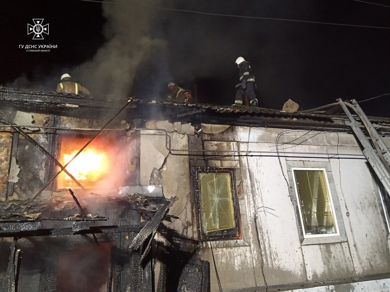 Пожежа у будинку в Конотопі